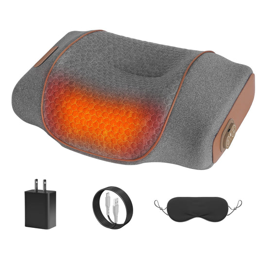 3-in-1 Heated Neck Pillow with Air Compression