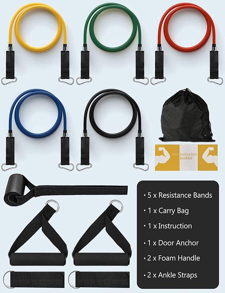 5 Tier resistance bands