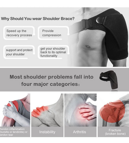 Shoulder Compression Brace - Rotator Cuff & Post-Op Support