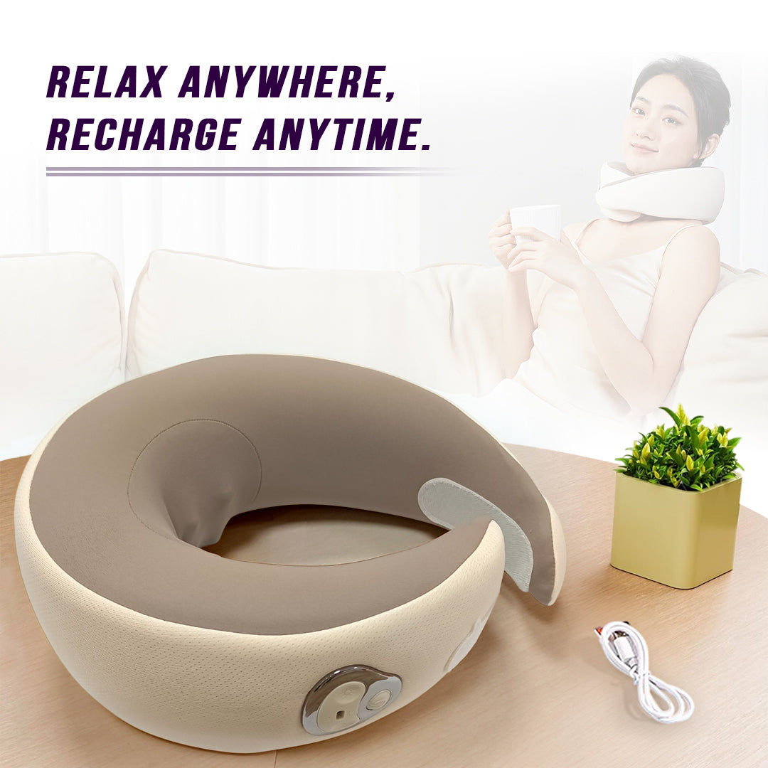 Heated Memory Foam Neck Pillow