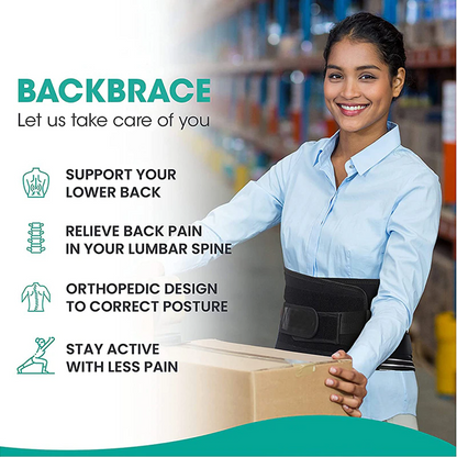 Lumbar Support Back Brace - Post-Op & Everyday Recovery