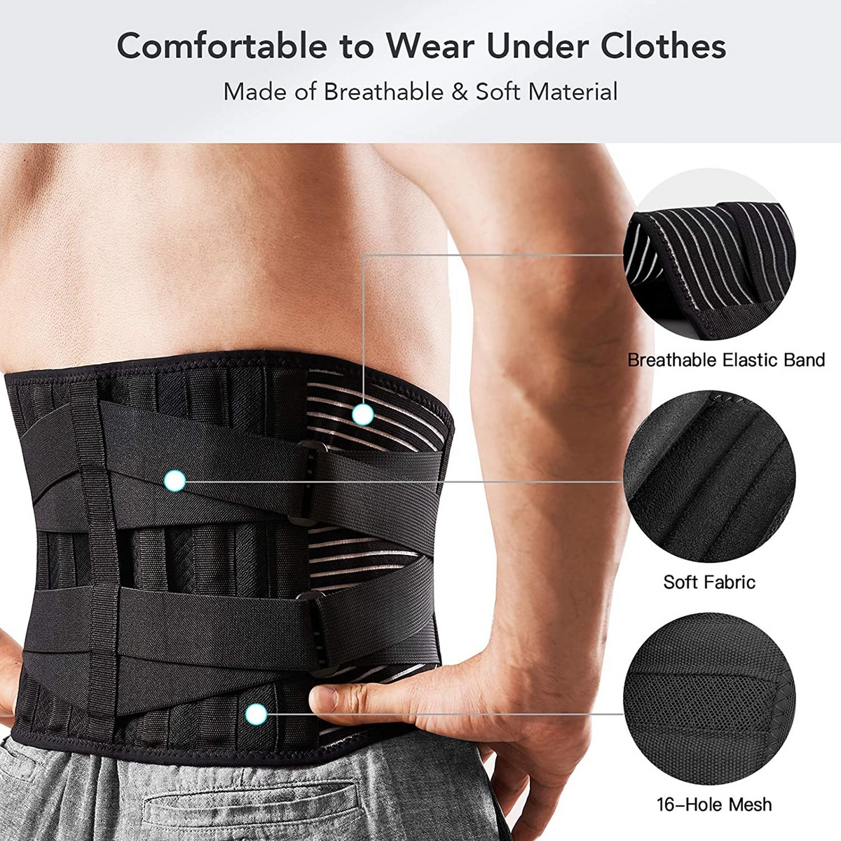 Lumbar Support Back Brace - Post-Op & Everyday Recovery