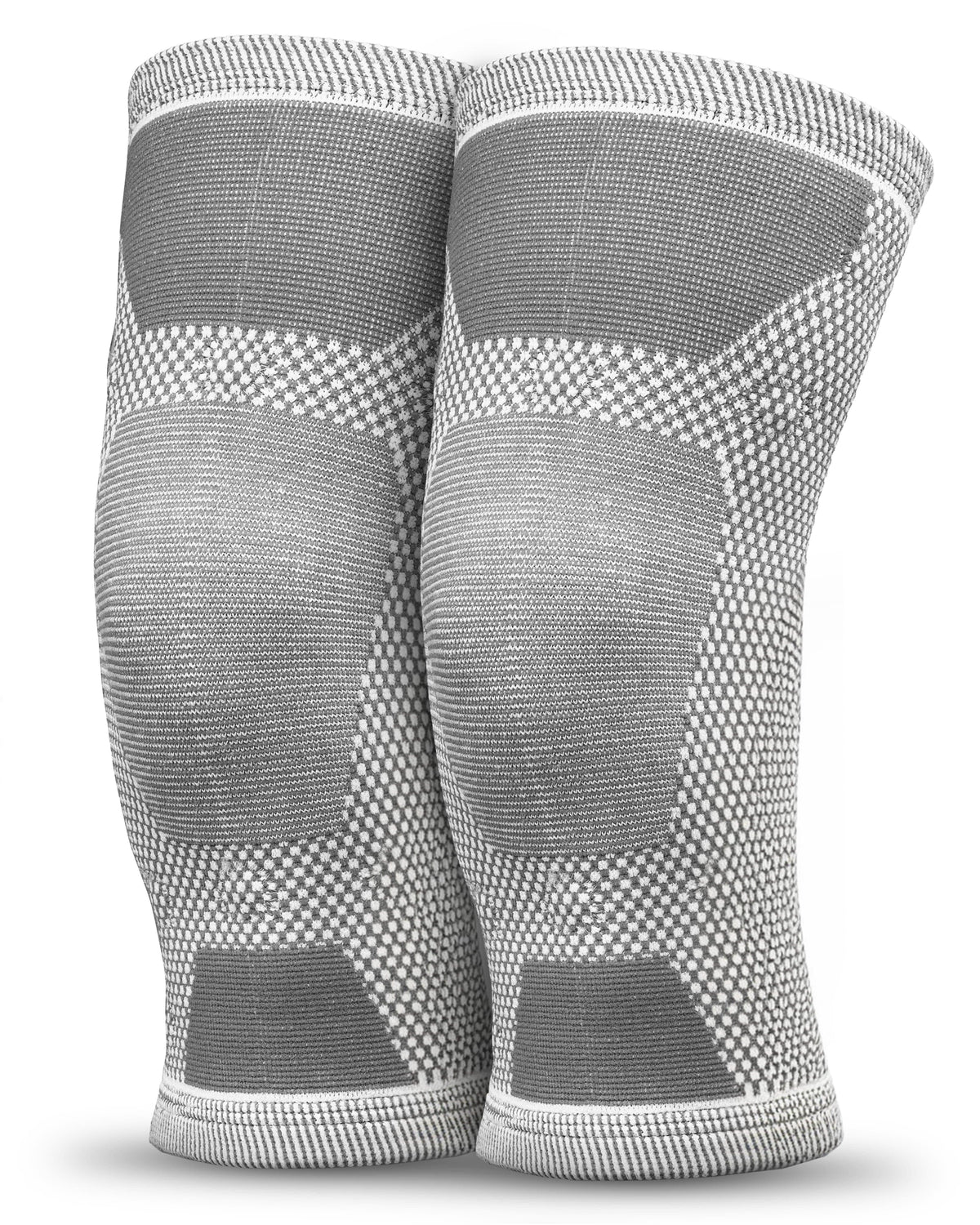 MagnetRX magnetic knee compression sleeves, pair, front view