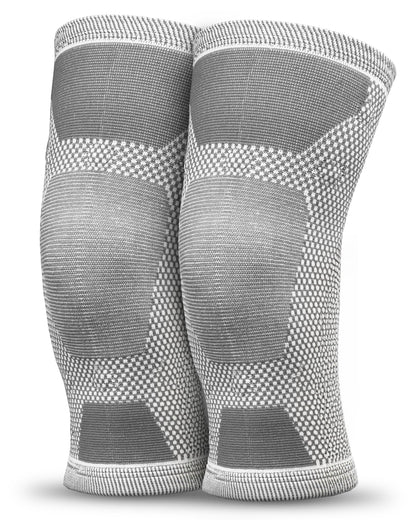 MagnetRX magnetic knee compression sleeves, pair, front view